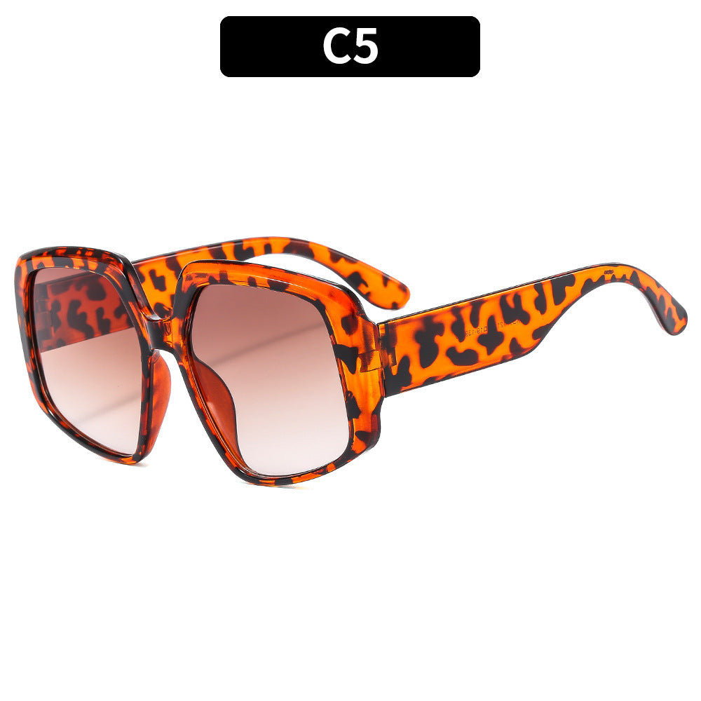 Wholesale Irregular Large Frame PC Sunglasses